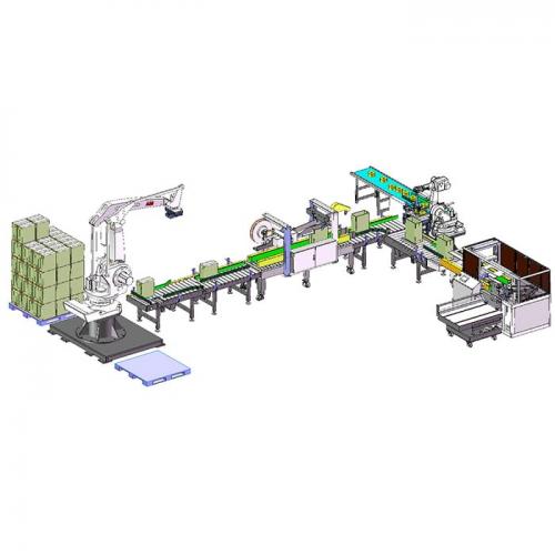 KN-355A/B Water-activated Gummed Tape Case Erecting and Case Sealing Integrated Machine